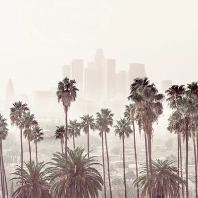 Los Angeles by Tiny Treasure Prints art print