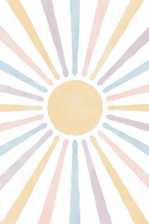 Pastel Nursery Sun II