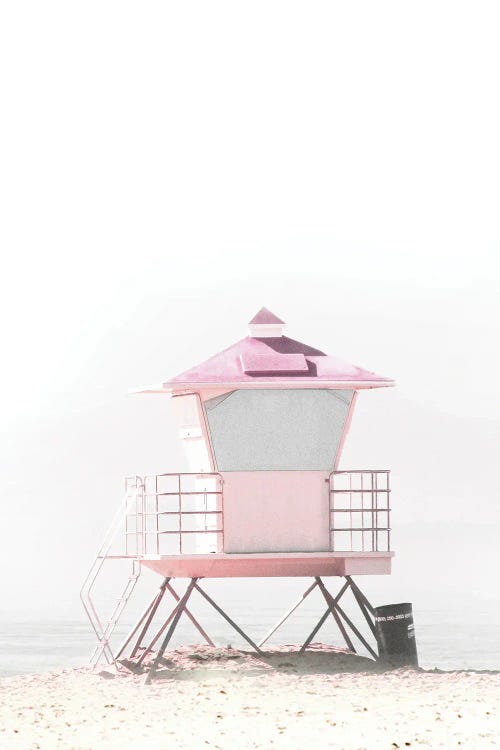 Pink Beach Lifeguard Tower