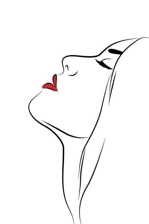 Portrait Line I by Tiny Treasure Prints wall art