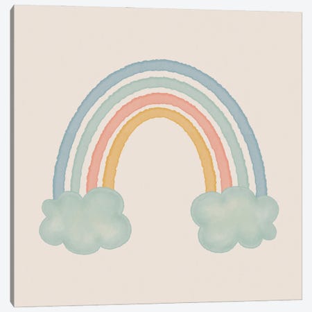 Boho Rainbow Canvas Print #TTP175} by Tiny Treasure Prints Canvas Art