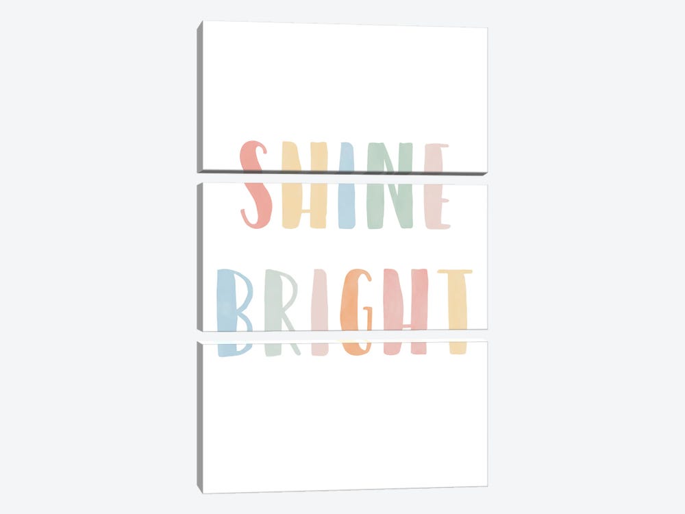 Shine Bright by Tiny Treasure Prints 3-piece Canvas Art