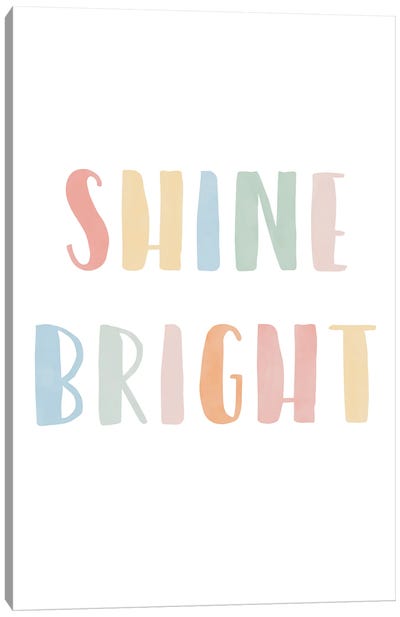 Shine Bright Canvas Art Print - Tiny Treasure Prints