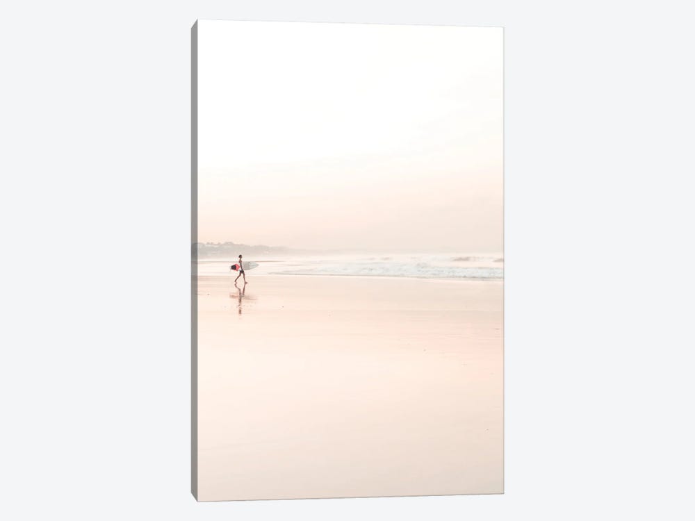 Surf In The Sunrise by Tiny Treasure Prints 1-piece Canvas Artwork