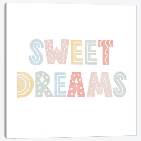 Sweet Dreams Canvas Print #TTP192} by Tiny Treasure Prints Canvas Print