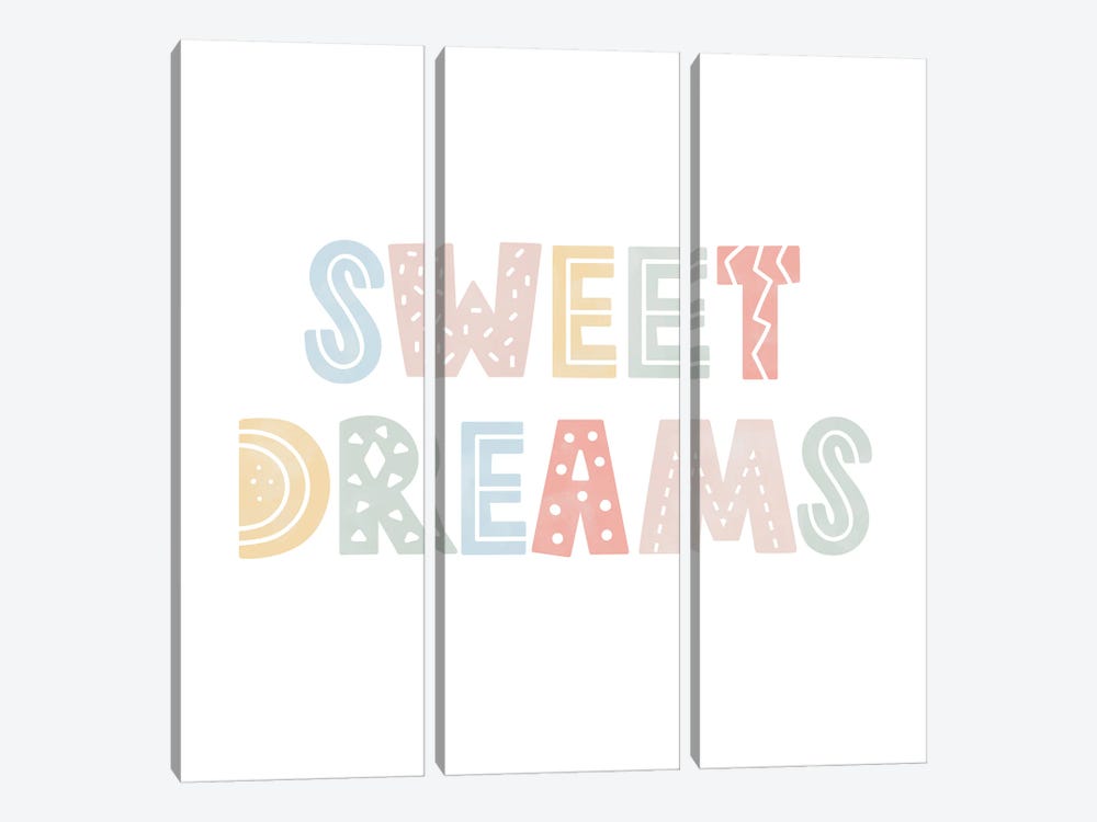 Sweet Dreams by Tiny Treasure Prints 3-piece Art Print
