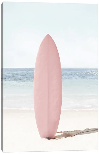 Surfboard Summer Canvas Art Print - Kids Sports Art