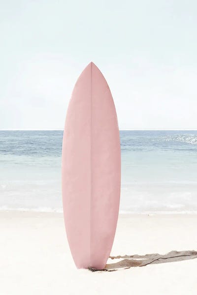 Kids Sports Art: Surfboard Summer by Tiny Treasure Prints