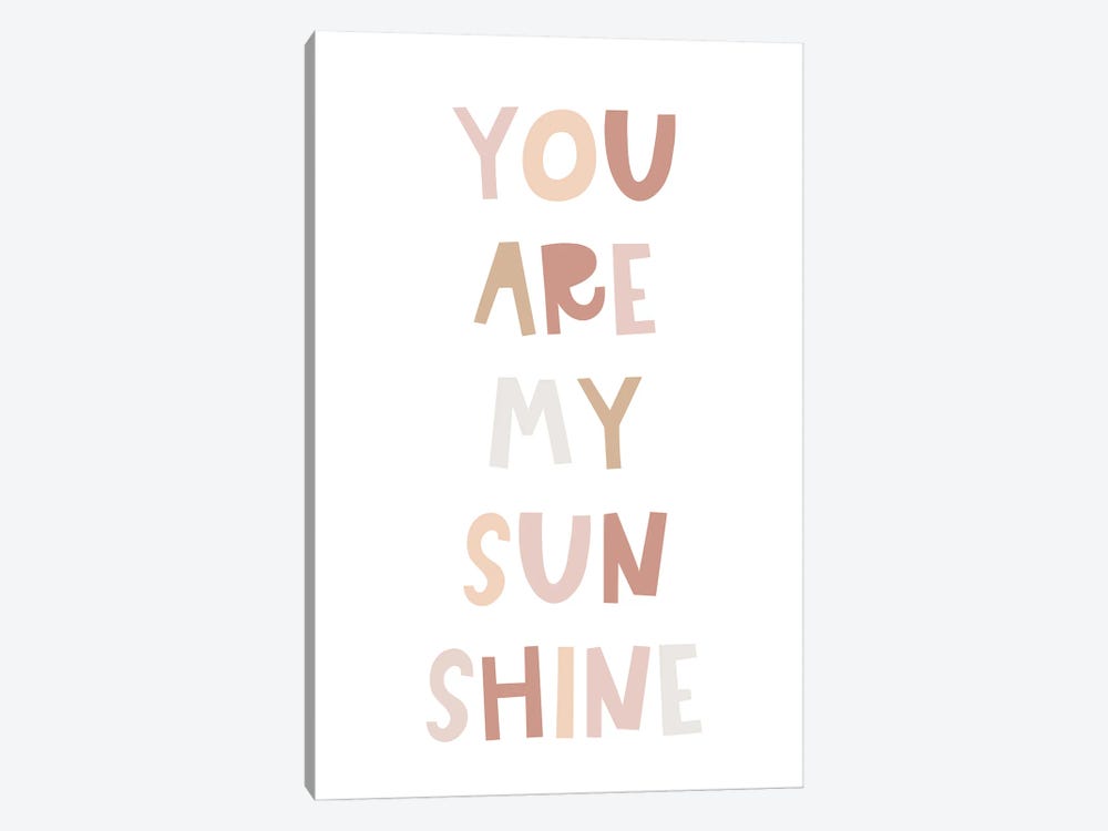 You Are My Sunshine by Tiny Treasure Prints 1-piece Art Print