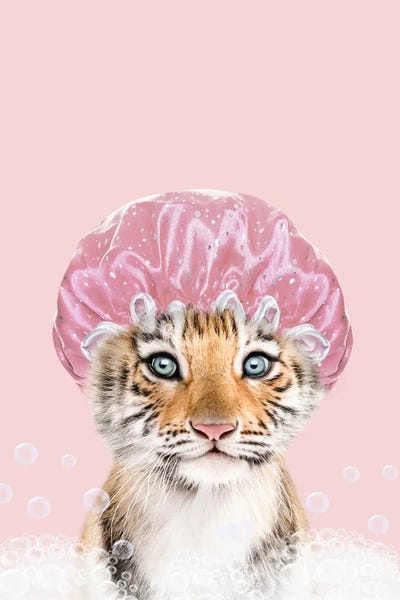 Tiger Bathing