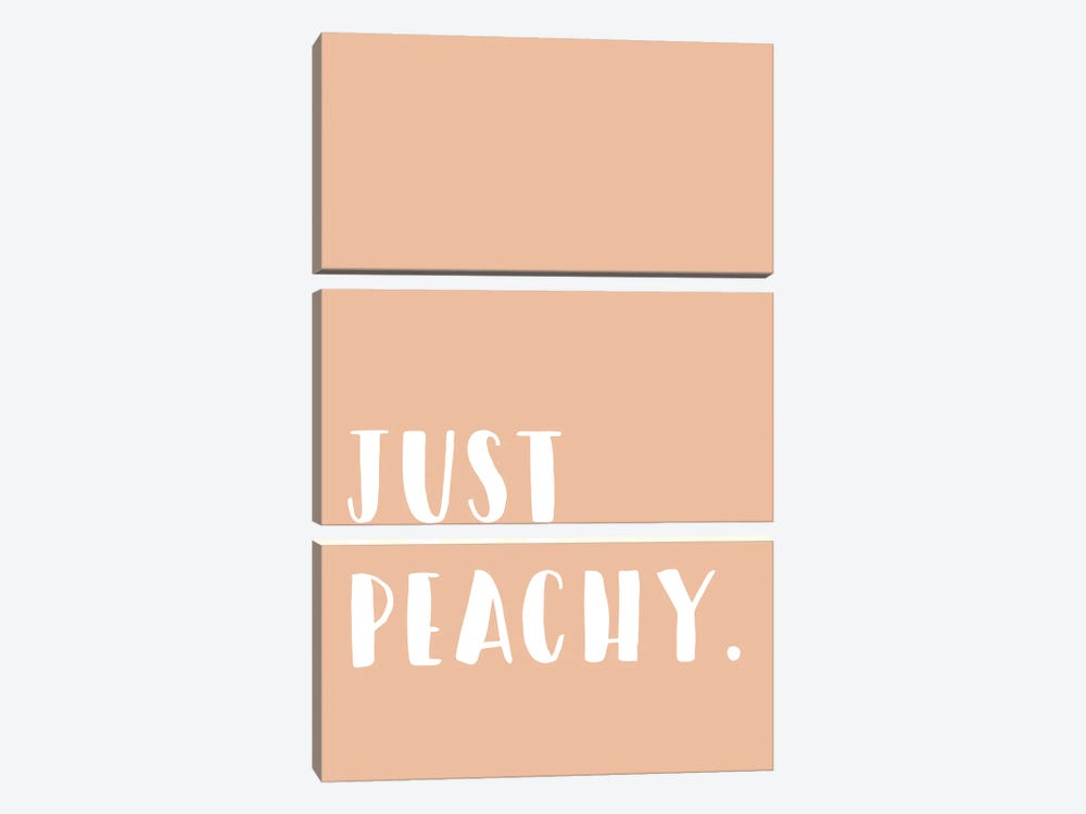Just Peachy by Tiny Treasure Prints 3-piece Canvas Art