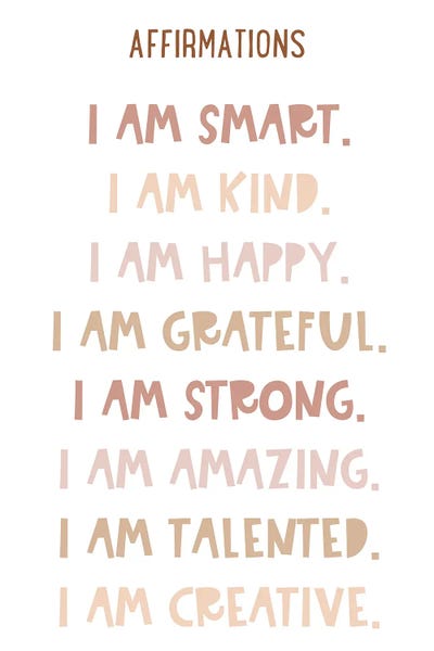 Neutral Positive Affirmations