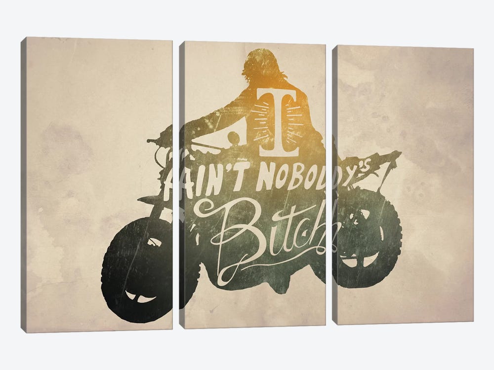 I Ain't Nobody's Bitch by 5by5collective 3-piece Canvas Art
