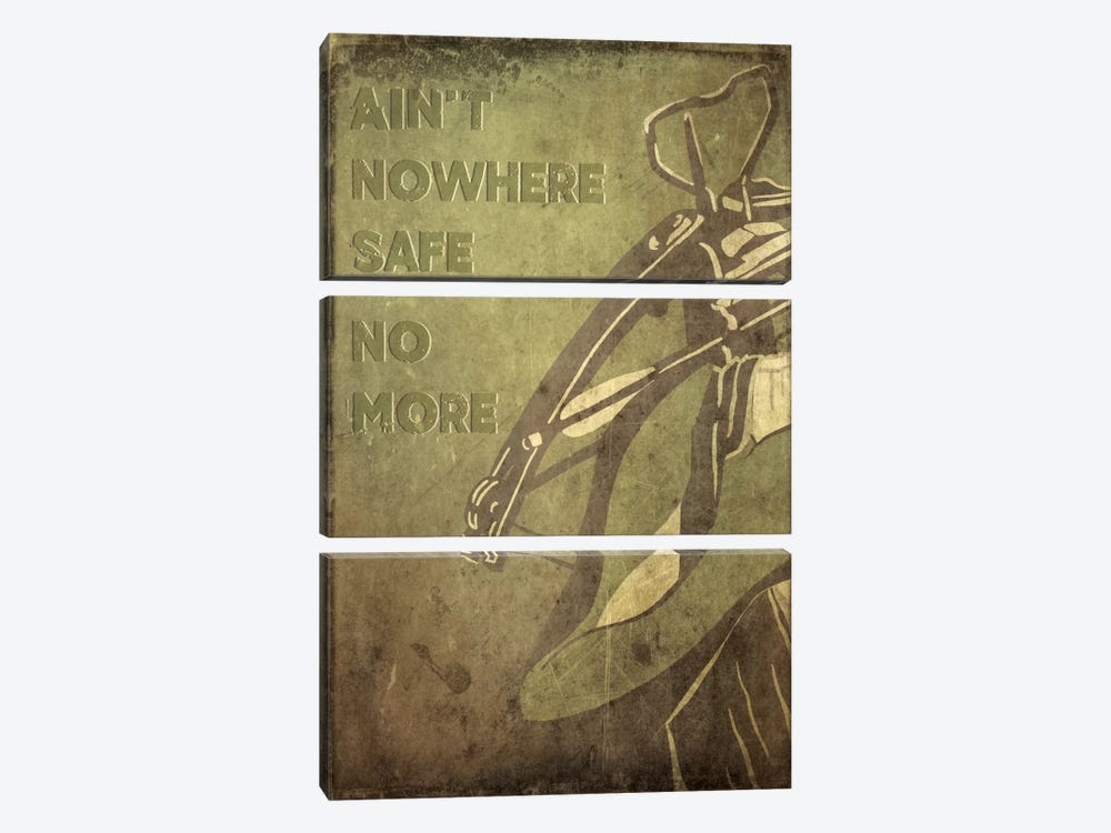 Ain't Nowhere Safe No More by 5by5collective 3-piece Art Print