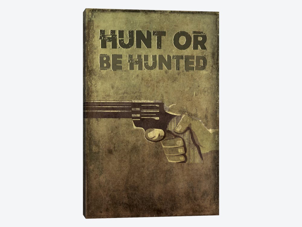 Hunt Or Be Hunted by 5by5collective 1-piece Canvas Print