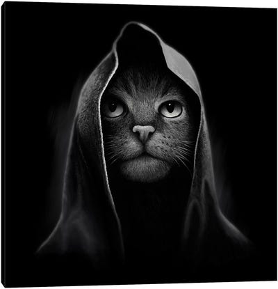 Cat Portrait Canvas Art Print - Tummeow