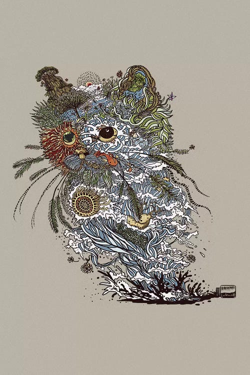 Color To Nature by Tummeow wall art