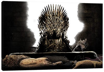 In The End Canvas Art Print - Game of Thrones