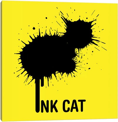 Inkcat I Canvas Art Print - Tummeow