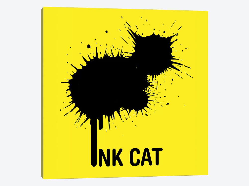 Inkcat I by Tummeow 1-piece Art Print