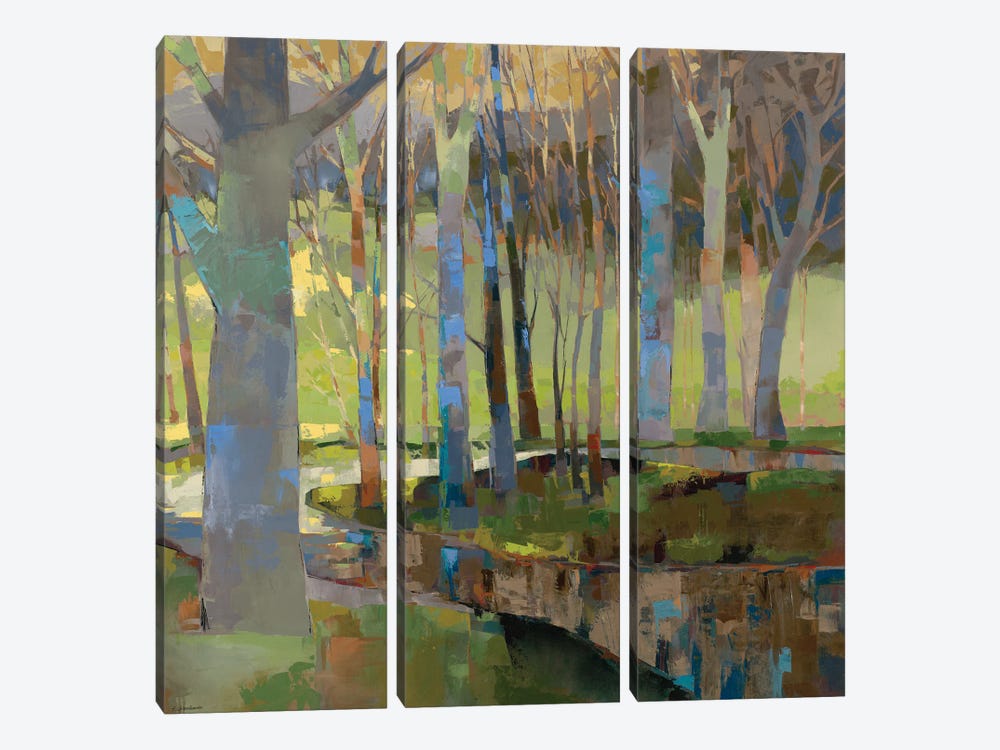 Inspired Brook by Trevor Copenhaver 3-piece Canvas Wall Art