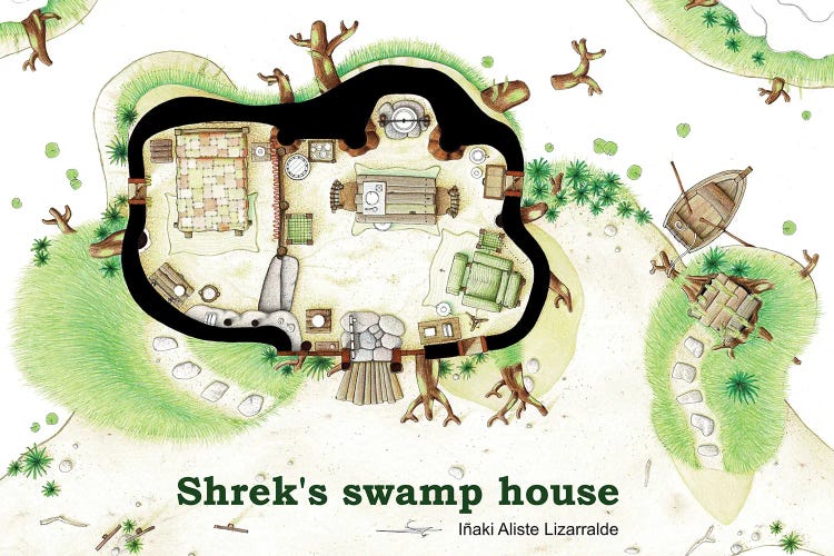 Floorplan Of Shrek's Swamp House