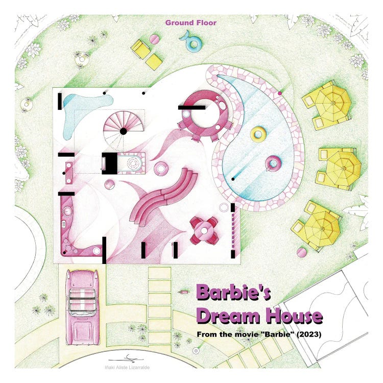 Floorplan Of Barbie's House I