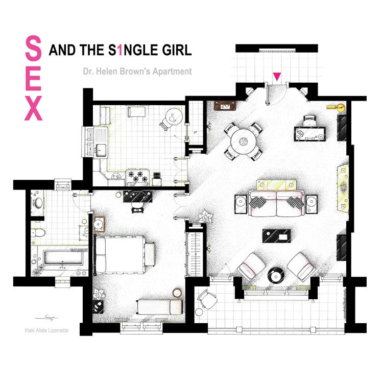 Apartment From Sex And The Single Girl