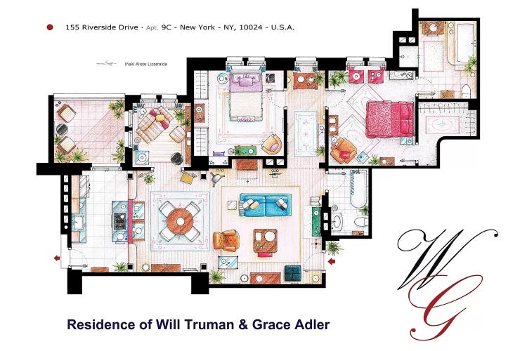 Apartment From Will & Grace