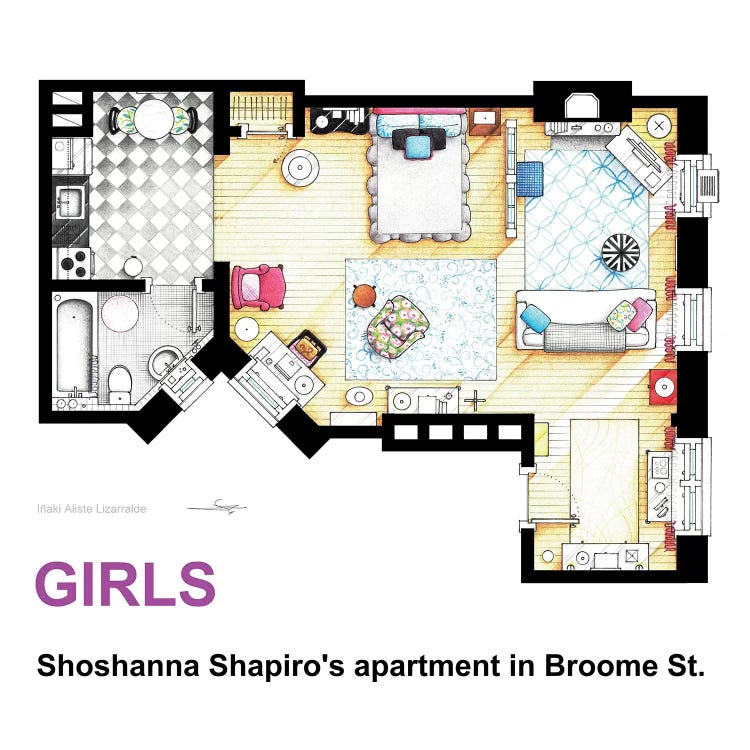 Apartment Of Shoshanna Shapiro From Girls