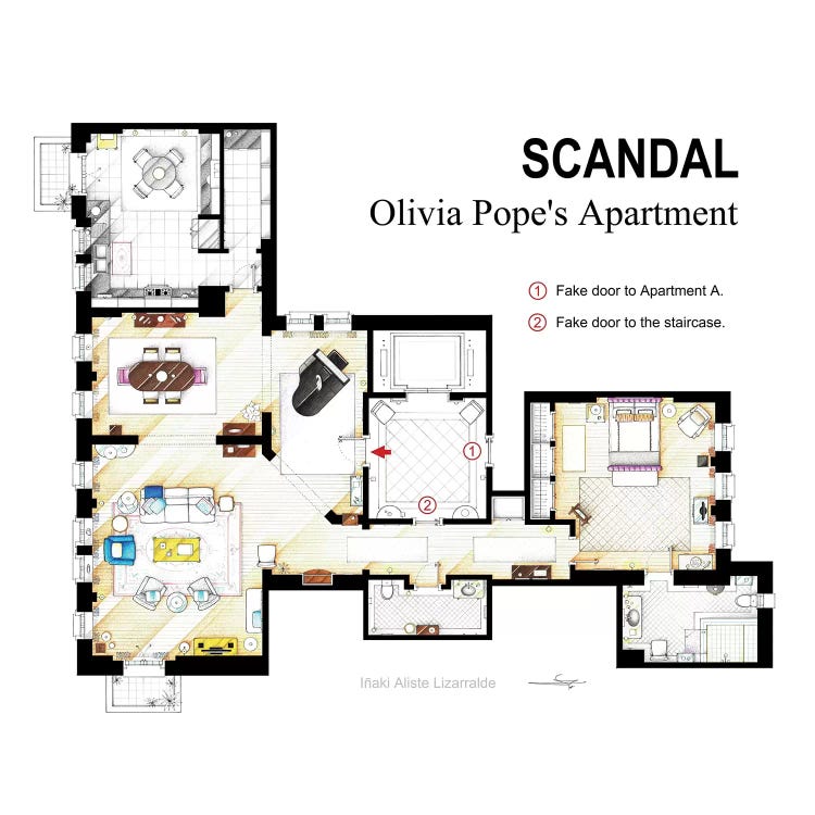 Olivia Pope's Apartment From Scandal