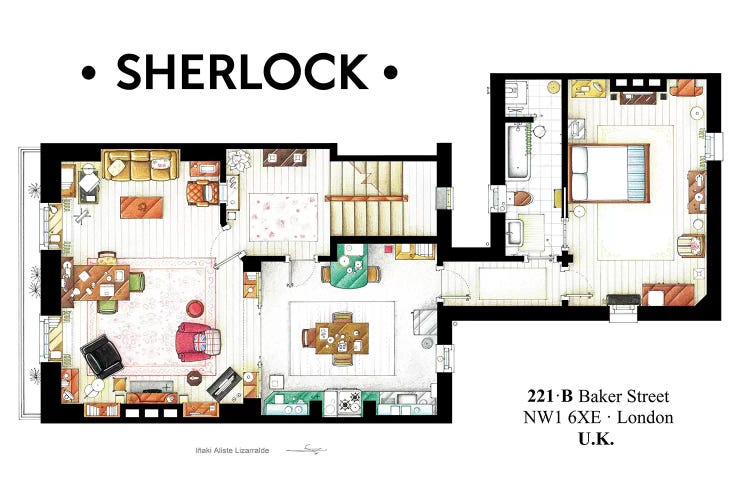 Apartment From BBC's Sherlock Series