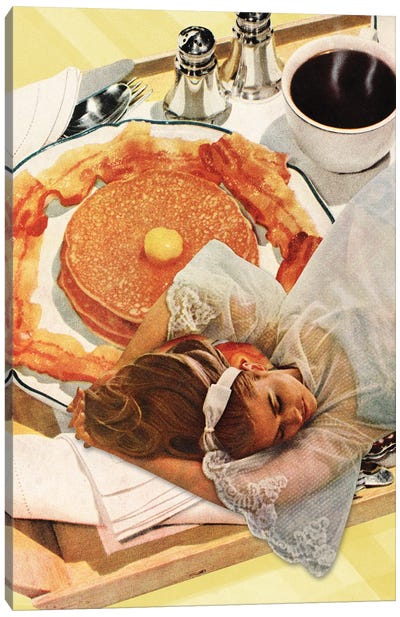 Breakfast Canvas Art Print - Good Enough to Eat