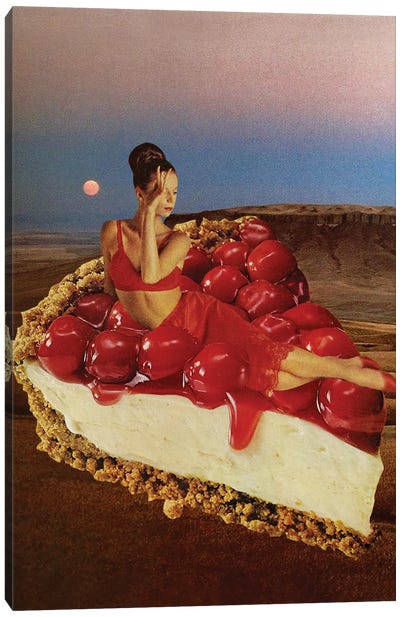Cheesecake Canvas Art Print - Good Enough to Eat