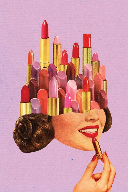 Lipstick (Purple) by Tyler Varsell wall art