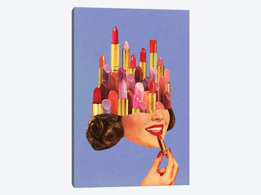 Lipstick (Very Peri) by Tyler Varsell 1-piece Canvas Wall Art