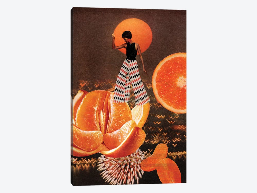 Orange Moon by Tyler Varsell 1-piece Art Print