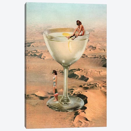 Dry Martini Canvas Print #TVS47} by Tyler Varsell Canvas Artwork