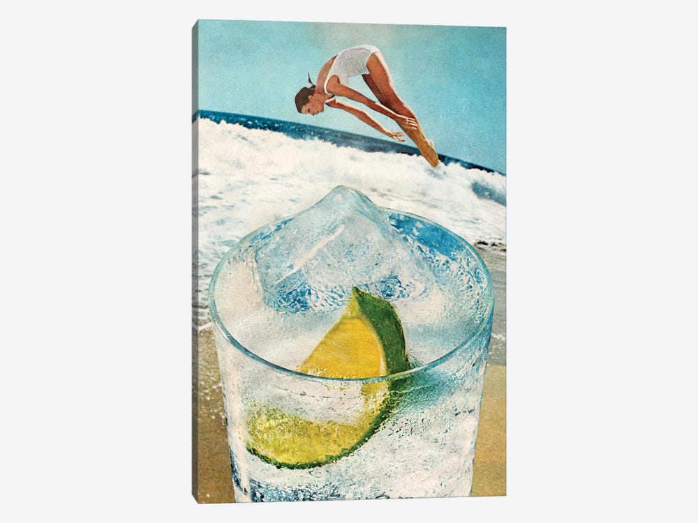 Rum On The Rocks by Tyler Varsell 1-piece Canvas Artwork