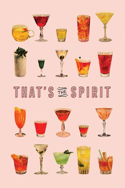 Cocktails & Mixed Drinks: That's The Spirit (Pink) by Tyler Varsell