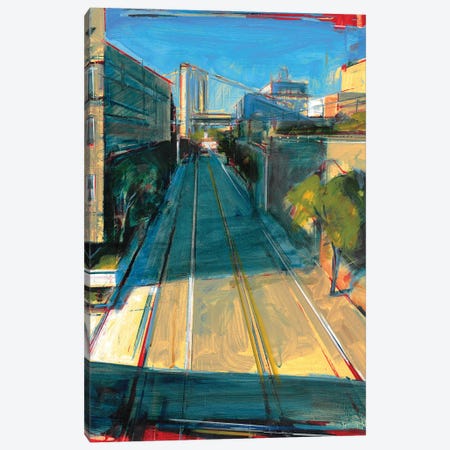 Towards Brooklyn Bridge 2 Canvas Print #TVY10} by Tom Voyce Canvas Art