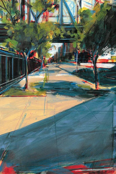 Contemporary Streetscapes: York Avenue (Queensboro Bridge) by Tom Voyce