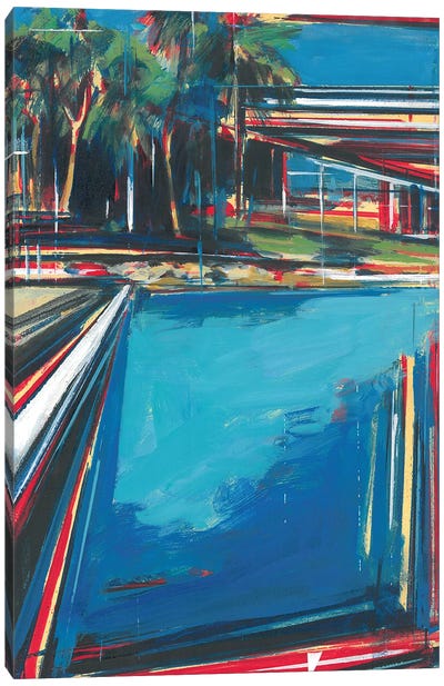 Brisbane Southbank 2 Canvas Art Print - Tom Voyce