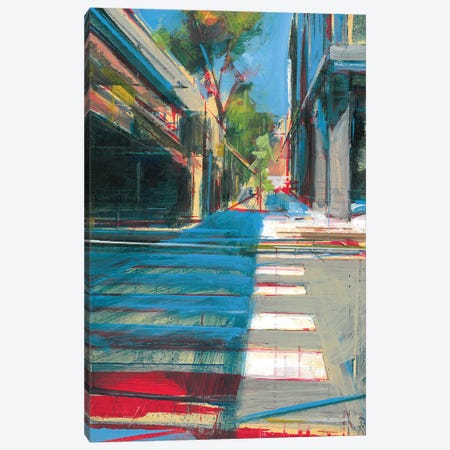 New York 60th Street Canvas Print #TVY5} by Tom Voyce Canvas Art