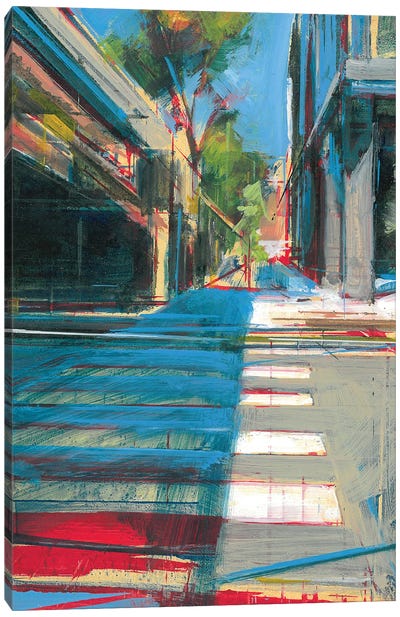 New York 60th Street Canvas Art Print - Tom Voyce