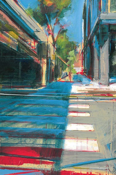 Unexpected Red: New York 60th Street by Tom Voyce