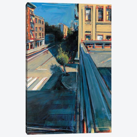 View From The High Line (New York) Canvas Print #TVY6} by Tom Voyce Canvas Art