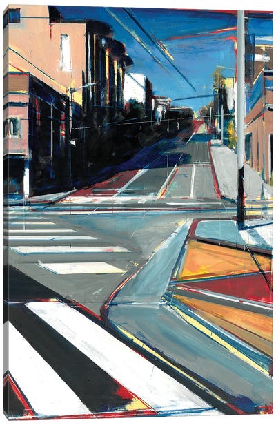 Downtown San Francisco Canvas Art Print - Tom Voyce