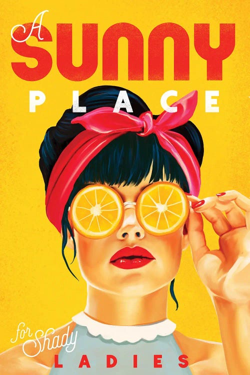 Sunny Shady Lady by The Whiskey Ginger wall art