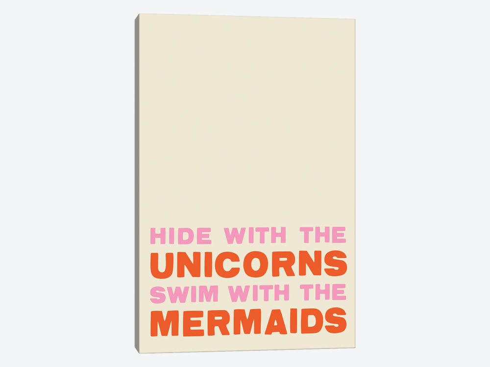 Unicorns Mermaids by The Whiskey Ginger 1-piece Art Print
